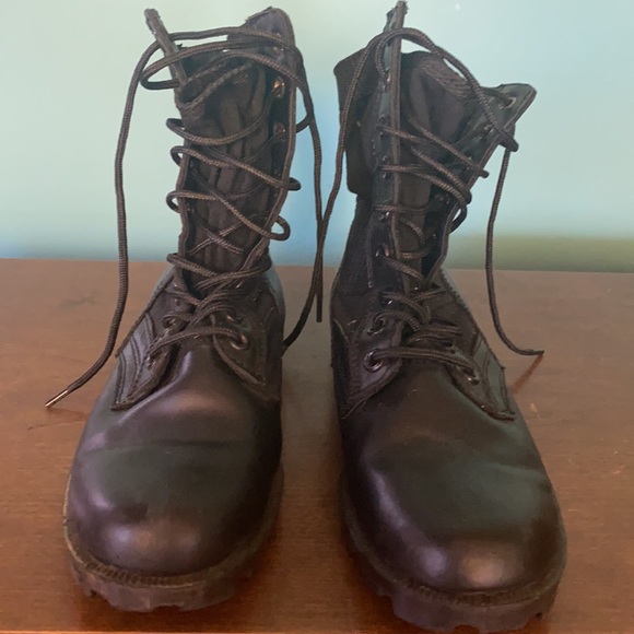 Men’s/Boy’s Combat Boots - Picture 2 of 4